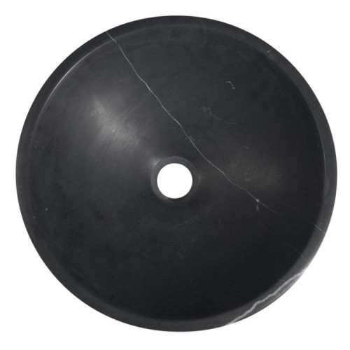 Sapho BLOK umywalka kamienna 40cm czarny Marquin mat 2401-35