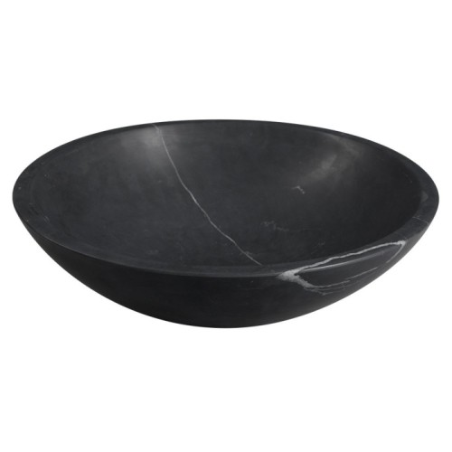 Sapho BLOK umywalka kamienna 40cm czarny Marquin mat 2401-35
