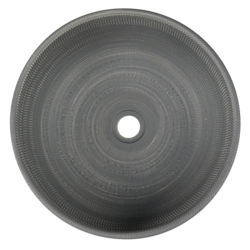 Sapho PRIORI umywalka ceramiczna średnica 41 cm 15 cm szara ze wzorem PI024