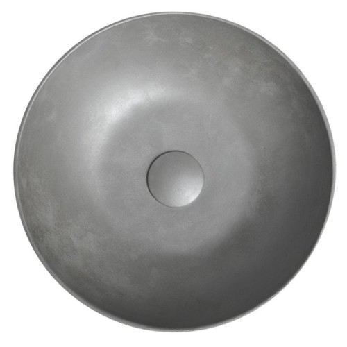 Toneb FORMIGO umywalka betonowa średnica 39 cm srebrny FG132