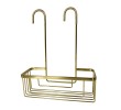 Gedy 248988 SMART półka do kabiny prysznicowej zawieszana na baterii 300x375x120 mm złoto mat