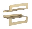 Gedy 2019883 CLEO półka zuchwytem na ręczniki 300mm złoto mat