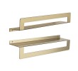Gedy 2019885 CLEO półka zuchwytem na ręczniki 500mm złoto mat
