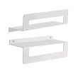 Gedy 2019023 CLEO półka zuchwytem na ręczniki 300mm biały mat