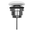 Kerasan 923301 Odplyw umywalkowy 5/4'' click-clack korek ceramiczny 5-65mm biały