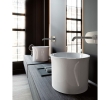Kerasan 564401 THE NEW YORKER umywalka ceramiczna nablatowa wysoka średnica 40cm biały