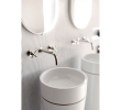 Kerasan 554031 OKE umywalka ceramiczna nablatowa średnica 30cm czarny mat