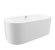 Polysan 33611MAL ASTRA AL MONOLITH wanna narożna 160x75x60cm biała