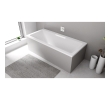 Polysan 73836.101 CASCATA wanna prostokątna 185x85x45cm kaskada biała