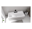 Polysan 73836.102 CASCATA wanna prostokątna 185x85x45cm kaskada czarna