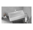 Polysan 73836MR.101 CASCATA R MONOLITH wanna prostokątna 180x80x60cm kaskada biała