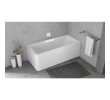 Polysan 73836MR.101 CASCATA R MONOLITH wanna prostokątna 180x80x60cm kaskada biała