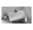 Polysan 73836MR.102 CASCATA R MONOLITH wanna prostokątna 180x80x60cm kaskada czarna