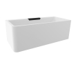 Polysan 73836MR.102 CASCATA R MONOLITH wanna prostokątna 180x80x60cm kaskada czarna