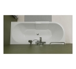 Polysan 75551 PORTAS L asymetryczna wanna z drzwiami 180x75x60cm biały
