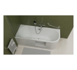 Polysan 75551 PORTAS L asymetryczna wanna z drzwiami 180x75x60cm biały