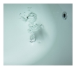 Polysan 73836.102.4030 CASCATA wanna z hydromasażem 185x85x45cm kaskada czarna Attraction Hydro-Air chrom