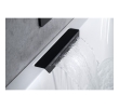 Polysan 73836.102.1030 CASCATA wanna z hydromasażem 185x85x45cm kaskada czarna Active Hydro chrom
