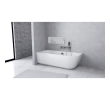 Polysan 90177L SUSSI L wanna przyścienna narożna kompozyt 170x70x495cm biały