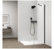 Polysan ES1040-02 Esca Black Matt jednoczęściowa kabina przysznicowa Walk-In szkło czyste 400 mm