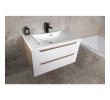 Sapho WA080-3025 WAVE szafka umywalkowa 797x45x478cm biała/dąb cuneo
