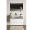 Sapho WA080-3025 WAVE szafka umywalkowa 797x45x478cm biała/dąb cuneo