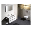 Sapho WA092-3025 WAVE szafka umywalkowa 897x45x478cm lewa biała/dąb cuneo