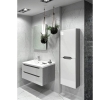 Sapho WA092-3025 WAVE szafka umywalkowa 897x45x478cm lewa biała/dąb cuneo