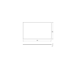 Sapho WR001-0101 Blat Rockstone 807x12x488cm biały mat