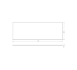 Sapho WR006-0101 Blat Rockstone 1407x12x488cm biały mat
