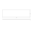 Sapho WR008-0101 Blat Rockstone 1804x12x488cm biały mat