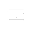 Sapho PRE002-3535 PREMIO blat kompaktowy 907x12x488cm czarny mat