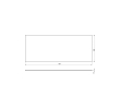 Sapho PRE005-3535 PREMIO blat kompaktowy 1207x12x488cm czarny mat