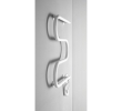 Aqualine SU155 VIPE elektryczna suszarka na ręczniki 500x500mm 59W biały