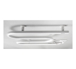 Aqualine SU155 VIPE elektryczna suszarka na ręczniki 500x500mm 59W biały