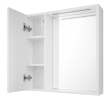 Aqualine 45021S ZOJA/KERAMIA FRESH STRIP szafka z lustrem i oświetleniem LED 60x60x14cm lewa biały