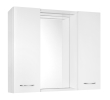 Aqualine 45025S ZOJA/KERAMIA FRESH STRIP szafka z lustrem i oświetleniem LED 70x60x14cm biały