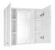 Aqualine 45025S ZOJA/KERAMIA FRESH STRIP szafka z lustrem i oświetleniem LED 70x60x14cm biały