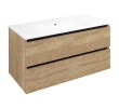 Sapho EZ101-2222 EZARA szafka pod umywalkę 998x52x46cm dąb alabama