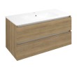 Sapho EZ101-2525 EZARA szafka pod umywalkę 998x52x46cm dąb cuneo