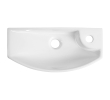 Sapho AR458 CARLON umywalka ceramiczna 45x23cm otwór na baterię po prawej stronie biały