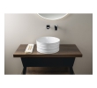 Sapho AR459 ALETTE ceramiczna umywalka nablatowa wysoka średnica 41cm biały