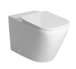 Sapho PC107-111 IMALA miska do kompaktu wc Vortex Rimless 61x355cm odpływ dolny/tylny biały