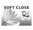 Sapho PCS107 IMALA deska wc SLIM Soft Close Easy Take biały