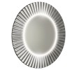 Sapho PD952 PRIDE STRIP okrągłe lustro z oświetleniem LED w ramie średnica 90cm srebro