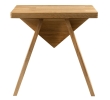Sapho AS410 ASTYLE taboret 40x41x25cm lite drewno dąb naturalny