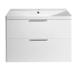 Aqualine DN284 DENEB szafka umywalkowa 805x55x394cm biały mat