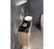 Sapho PRE010-3535 PREMIO Deska kompozytowa 80x235cm czarny mat
