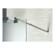 Aqualine WI120 WALK-IN ścianka prysznicowa do montażu do ściany ze wspornikem 1200x1900mm szkło Brick