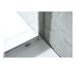 Aqualine HLF707Y AGGA kwadratowa kabina prysznicowa 700x700mm szkło czyste
